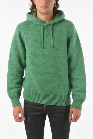 Maglione In Cashmere Con Cappuccio 
