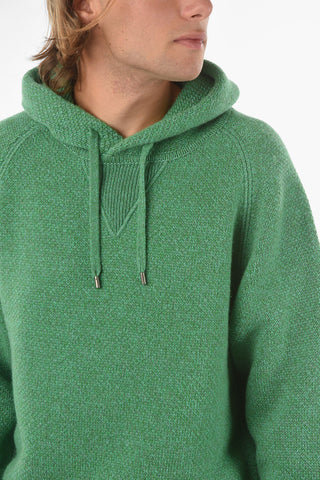 Maglione In Cashmere Con Cappuccio 