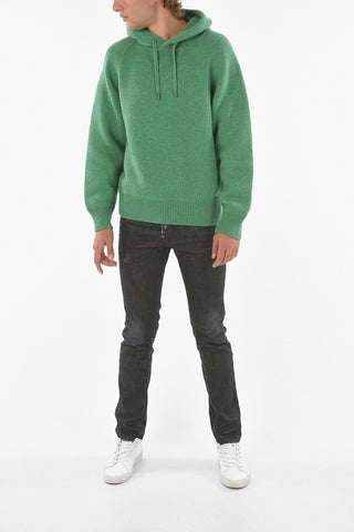 Maglione In Cashmere Con Cappuccio 