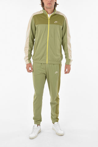 Set felpa e Joggers Bicolore con Zip a Contrasto