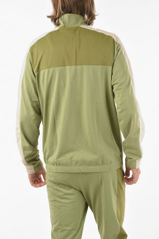 Set felpa e Joggers Bicolore con Zip a Contrasto