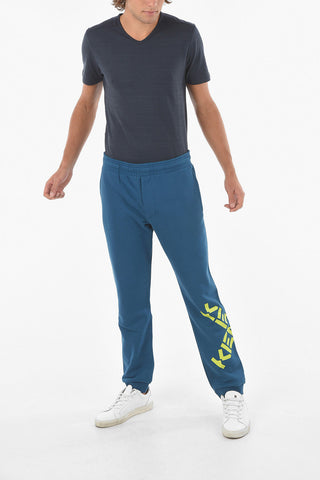 SPORT Logoed Fleece Cotton Joggers