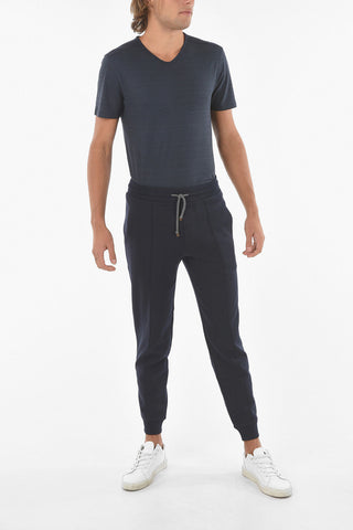 Flush Pocket Stretch Cotton Joggers