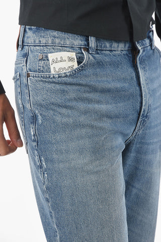 5 Pocket ALL IS LOVE Denims with Belt Loops