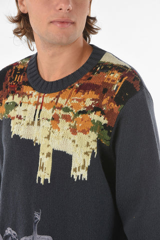 JUN TAKAHASHI Wool Crew-Neck Sweater