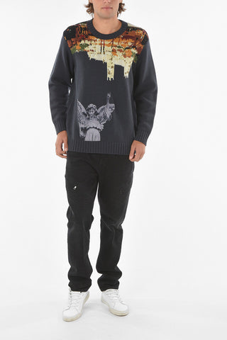 JUN TAKAHASHI Wool Crew-Neck Sweater