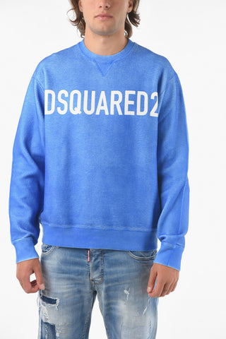 Crewneck COOL FIT Sweatshirt Sponged Effect