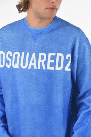 Crewneck COOL FIT Sweatshirt Sponged Effect