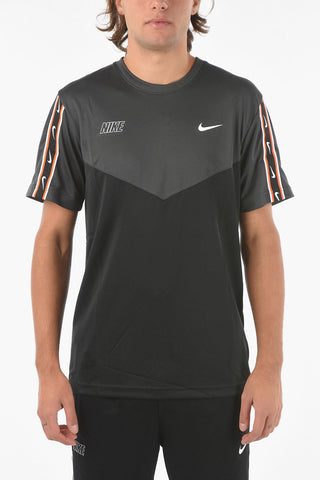 Two-Tone T-shirt with Logo-Print