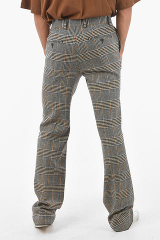 Pantaloni ad 1 Pince con Motivo District Check
