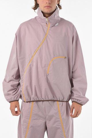 Giacca a Vento Con Zip Trasversale