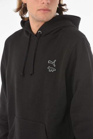 X PUMA Hooded Sweatshirt with Embroidered Logo Detail
