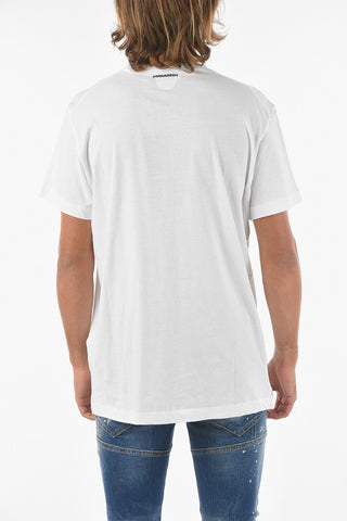 Printed THE 2 LIVE CREW CIGARETTE FIT Crewneck T-shirt