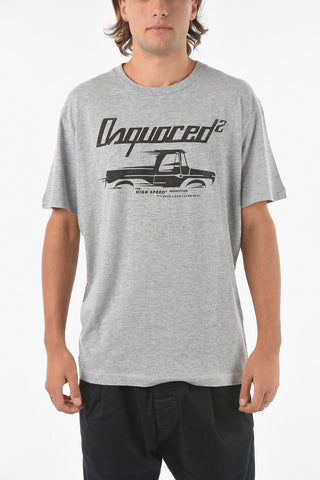 Flamed Cotton HIGH SPEED COOL FIT Printed T-shirt