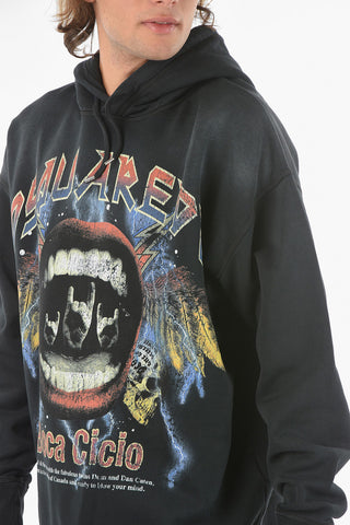 Printed BOCA CICIO SLOUCH FIT Hoodie Sweatshirt