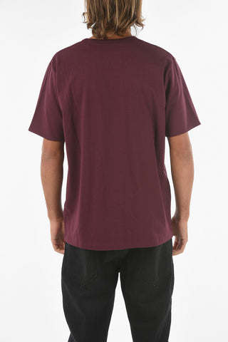 Crew-neck T-shirt with Beads Embroidery