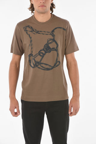 ZZEGNA Short Sleeved Printed T-shirt