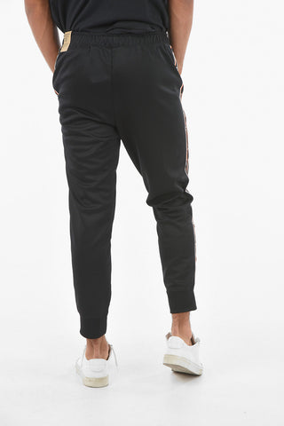 Joggers A 2 Tasche Con Banda Laterale Logata