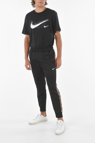 Joggers A 2 Tasche Con Banda Laterale Logata