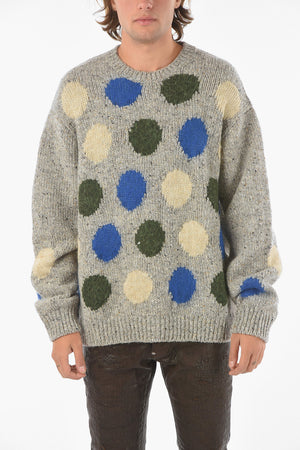 Maglione Girocollo Dots In Lana