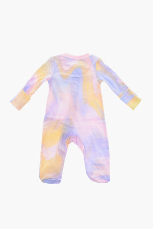 ALL STAR CHUCK TAYLOR Tie-Dye Effect Romper with Front Zip