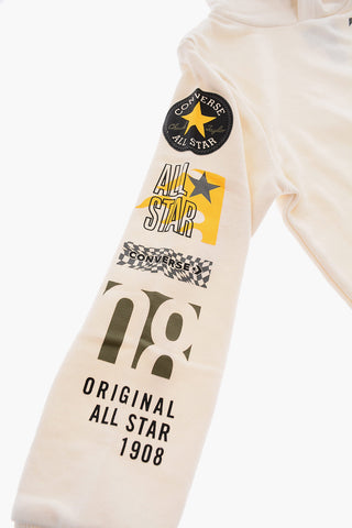 ALL STAR CHUCK TAYLOR felpa stampata con cappuccio