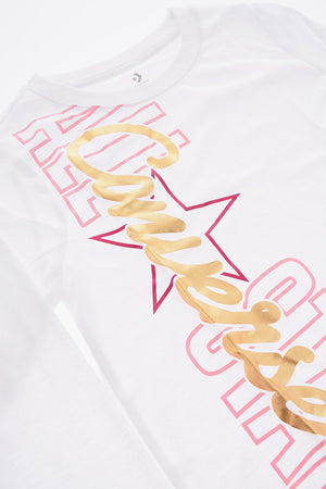 ALL STAR 프린트 긴팔 티셔츠