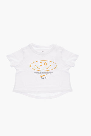Bedrucktes Crop-T-Shirt