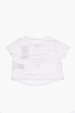 Bedrucktes Crop-T-Shirt