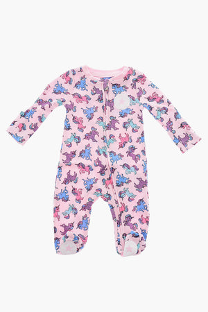 ALL STAR CHUCK TAYLOR Unicorn Print Romper with Zip Closure