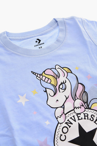 ALL STAR CHUCK TAYLOR Unicorn Printed Crew-neck T-shirt