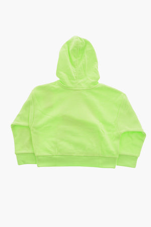 Neon-Kapuzenpullover mit Punkten