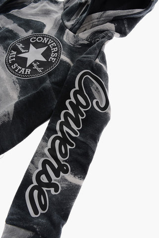 ALL STAR CHUCK TAYLOR Felpa con Maxi Stampa Frontale e Cappuccio