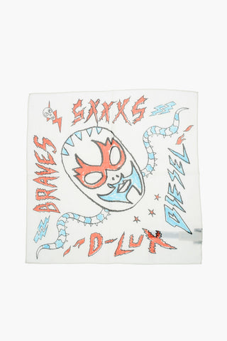 Cotton and Silk Printed foulard