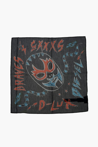 Foulard S-WREST  Stampato in Cotone e Seta