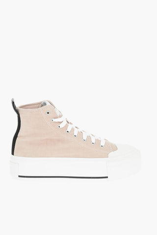 5cm Velour S-ASTICO High-Top Sneakers with Platform