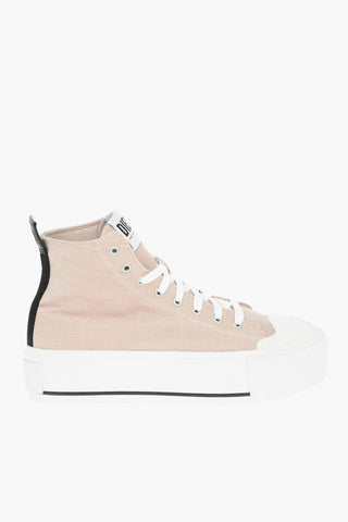 5cm Velour S-ASTICO High-Top Sneakers with Platform