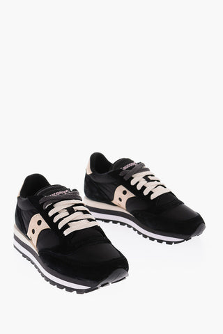 suede and fabric JAZZ TRIPLE sneakers