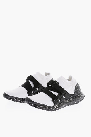 HYKE fabric ULTRABOOST AH-001 sock sneakers with painting sole
