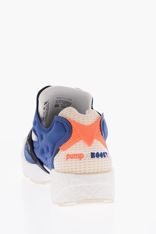 ADIDAS technical fabric INSTAPUMP FURY BOOST sneakers with leather detail