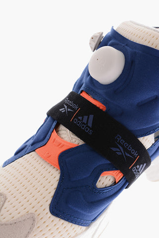 ADIDAS technical fabric INSTAPUMP FURY BOOST sneakers with leather detail