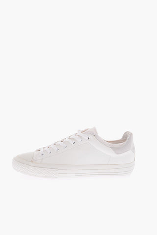 leather and fabric STARLESS sneakers