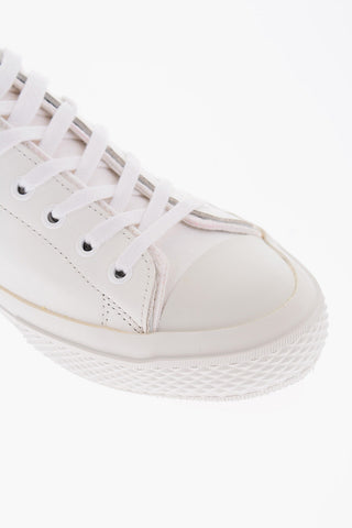 leather and fabric STARLESS sneakers