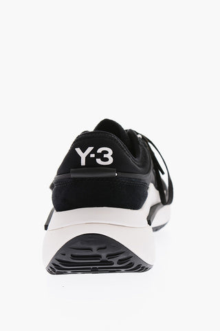 Y-3 BY YOHJI YAMAMOTO fabric AJATU RUN sneakers with suede trimmings 