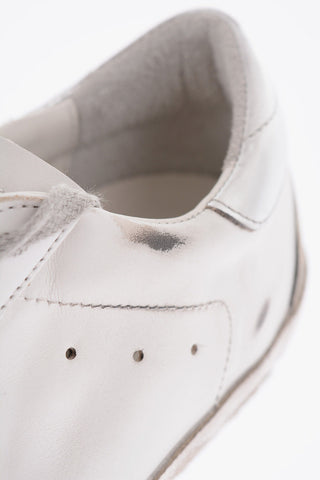 Sneakers SUPER-STAR CLASSIC in pelle effetto vintage