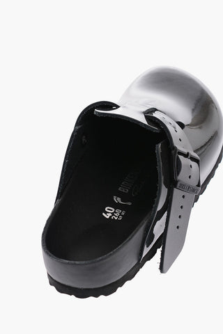 BIRKENSTOCK iridiscent leather BOSTON EXTRO sandals