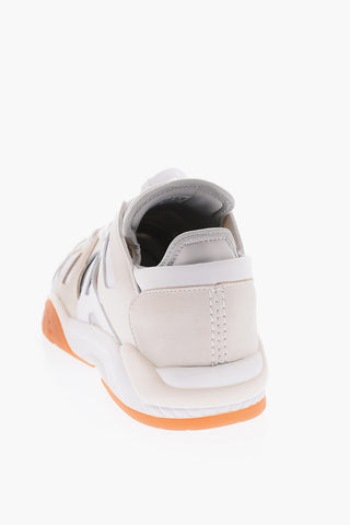leather and fabric DIMENSION LO sneakers