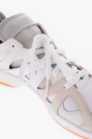 leather and fabric DIMENSION LO sneakers