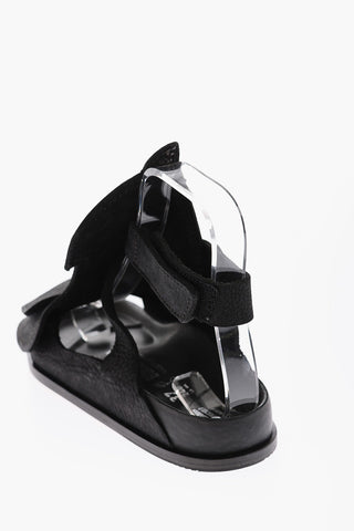 Sandali BUKAREST in pelle con chiusura in velcro