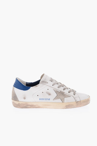 vintage effect leather SUPER-STAR CLASSIC sneakers